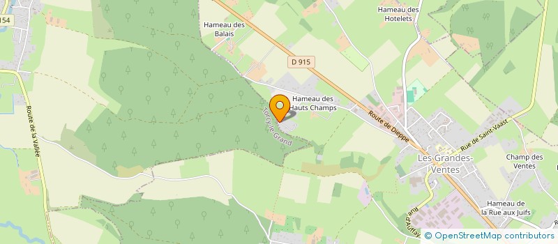 localisation de l'entreprise MONSIEUR OLIVIER CHASSAGNON  LES GRANDES-VENTES