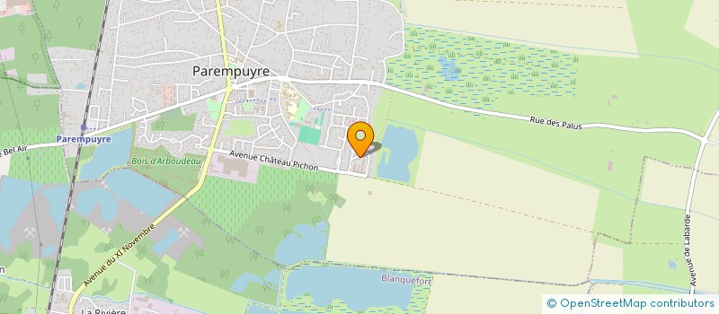 localisation de l'entreprise MONSIEUR OLIVIER CHASSAING  PAREMPUYRE