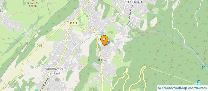 localisation de l'entreprise MONSIEUR OLIVIER CHASTAGNOL  VAULNAVEYS-LE-HAUT