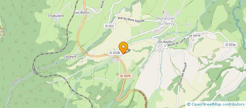 localisation de l'entreprise MONSIEUR OLIVIER CHATAIN  MONESTIER-DU-PERCY