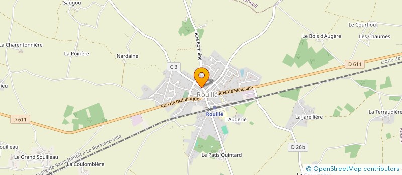 localisation de l'entreprise MONSIEUR OLIVIER CHAUSSE à ROUILLE