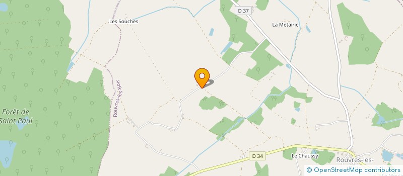 localisation de l'entreprise MONSIEUR OLIVIER CHAUVIGNON à ROUVRES-LES-BOIS