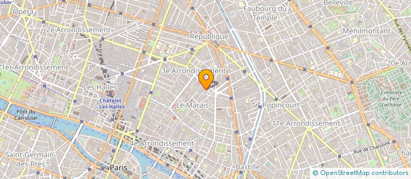 localisation de l'entreprise MONSIEUR OLIVIER CHAUVIN  PARIS