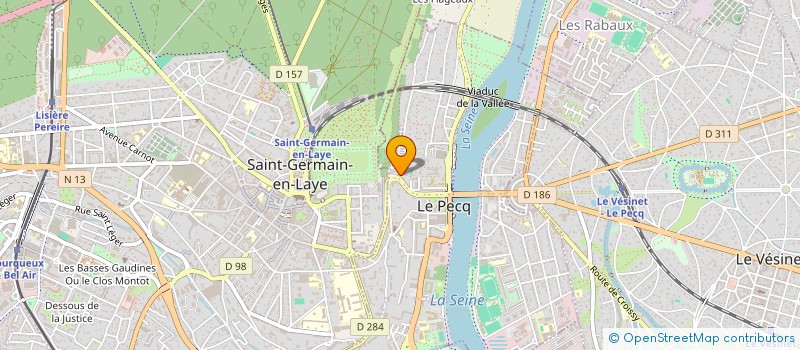 localisation de l'entreprise MONSIEUR OLIVIER CHAUVIN  LE PECQ