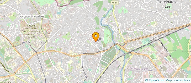 localisation de l'entreprise MONSIEUR OLIVIER CHAUWIN à MONTPELLIER