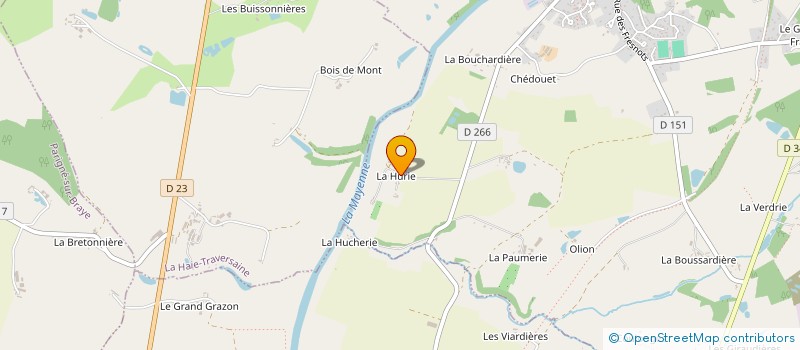 localisation de l'entreprise MONSIEUR OLIVIER CHEMIN à SAINT-FRAIMBAULT-DE-PRIERES