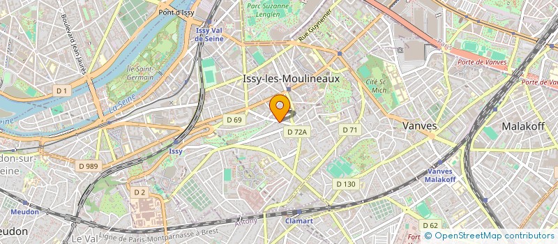 localisation de l'entreprise MONSIEUR OLIVIER CHENEVAT à ISSY-LES-MOULINEAUX