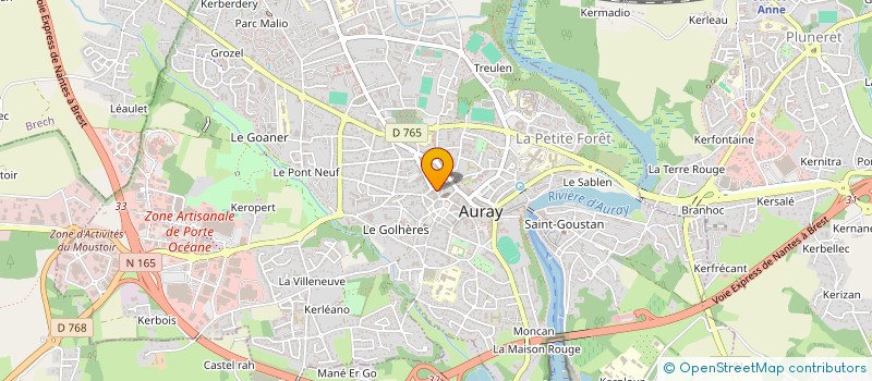 localisation de l'entreprise MONSIEUR OLIVIER CHERBONNIER à AURAY