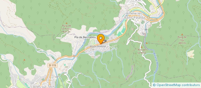 localisation de l'entreprise MONSIEUR OLIVIER CHEREAU  ARLES-SUR-TECH