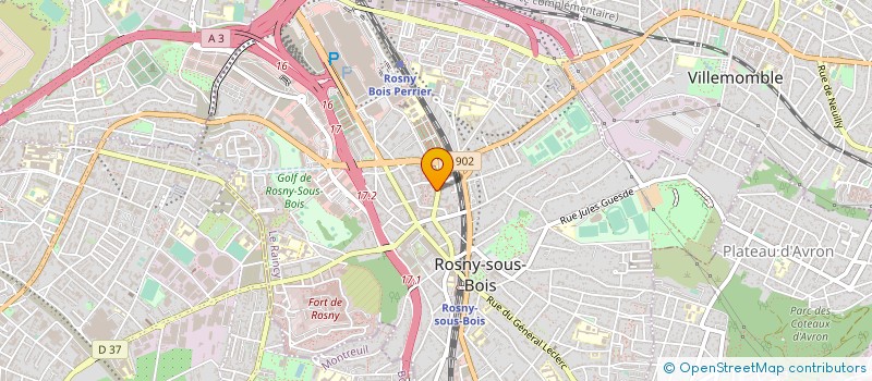 localisation de l'entreprise MONSIEUR OLIVIER CHEREL à ROSNY-SOUS-BOIS