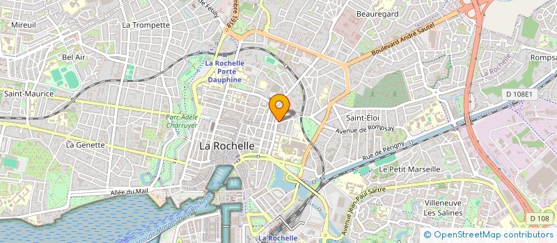 localisation de l'entreprise MONSIEUR OLIVIER CHERIN  LA ROCHELLE