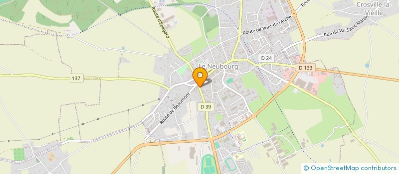 localisation de l'entreprise MONSIEUR OLIVIER CHERON  LE NEUBOURG