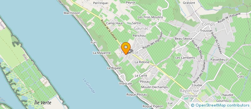 localisation de l'entreprise MONSIEUR OLIVIER CHETY  GAURIAC