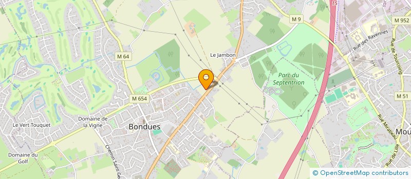 localisation de l'entreprise MONSIEUR OLIVIER CHIAMPI  BONDUES