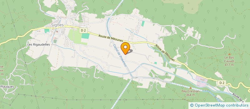 localisation de l'entreprise MONSIEUR OLIVIER CHIAPPONE  SIGNES