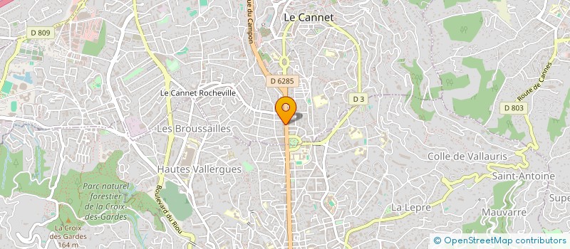 localisation de l'entreprise MONSIEUR OLIVIER CHOFFLET à LE CANNET