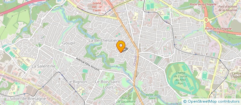 localisation de l'entreprise MONSIEUR OLIVIER CHOTIN à ORVAULT