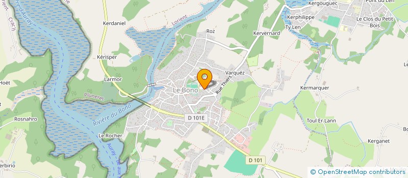 localisation de l'entreprise MONSIEUR OLIVIER CHRETIEN  VANNES