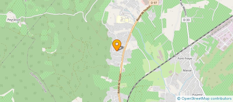 localisation de l'entreprise MONSIEUR OLIVIER CHRISTIN  LE LUC