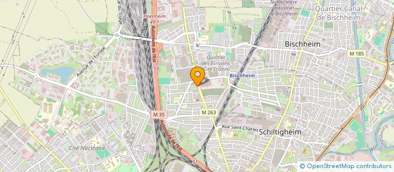 localisation de l'entreprise MONSIEUR OLIVIER CHRISTOPHE SANGLADE  SCHILTIGHEIM