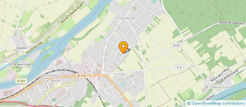 localisation de l'entreprise MONSIEUR OLIVIER CHUNDOO  FRENEUSE