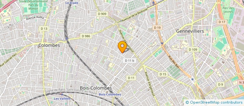 localisation de l'entreprise MONSIEUR OLIVIER CIECHELSKI à BOIS-COLOMBES