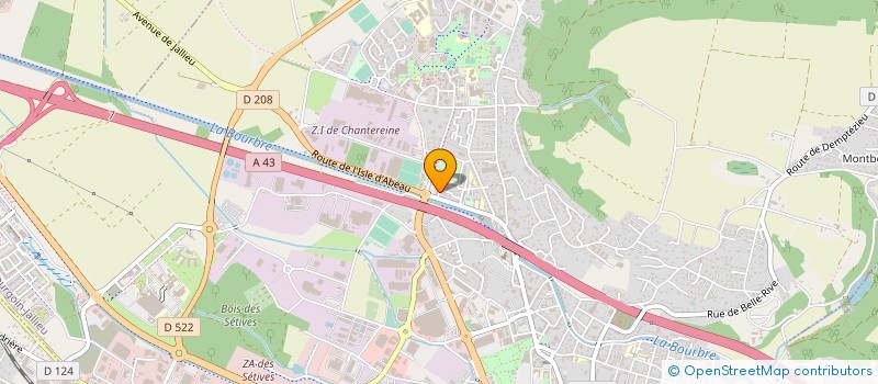 localisation de l'entreprise MONSIEUR OLIVIER CINQUIN  BOURGOIN-JALLIEU