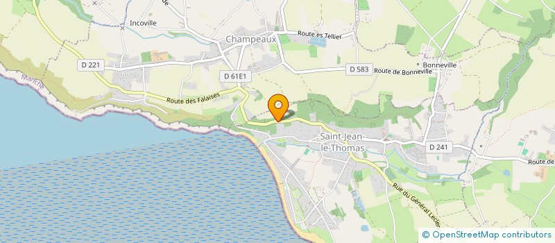 localisation de l'entreprise MONSIEUR OLIVIER CLAPIN  SAINT-JEAN-LE-THOMAS