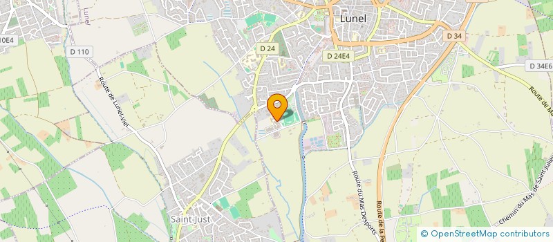 localisation de l'entreprise MONSIEUR OLIVIER CLARET  LUNEL