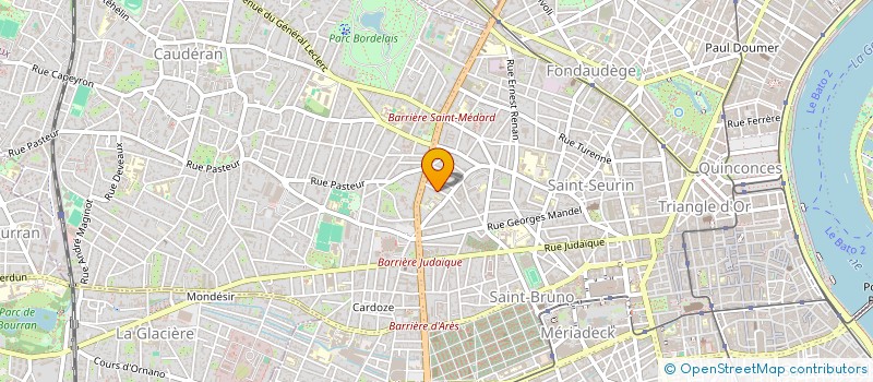 localisation de l'entreprise MONSIEUR OLIVIER CLARY  BORDEAUX