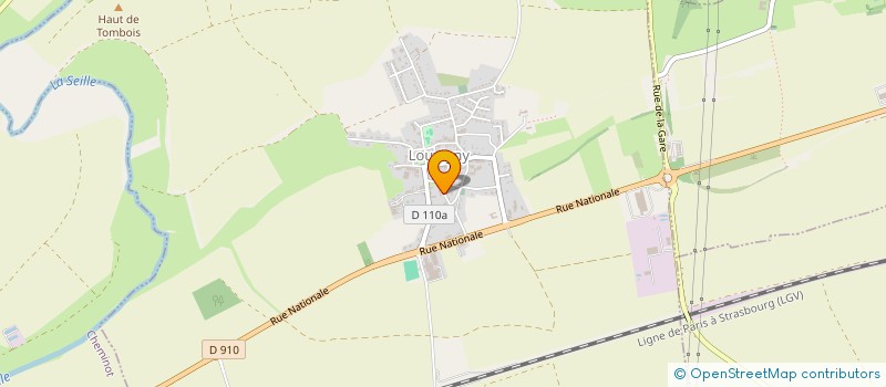 localisation de l'entreprise MONSIEUR OLIVIER CLAUDE  LOUVIGNY