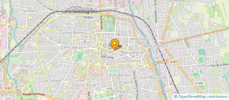 localisation de l'entreprise MONSIEUR OLIVIER CLAVERIE  TARBES