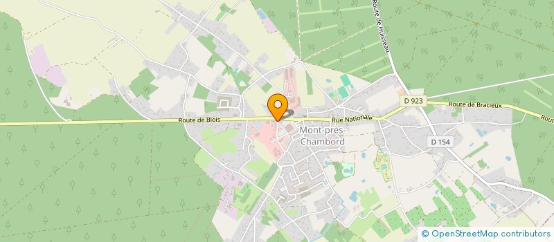 localisation de l'entreprise MONSIEUR OLIVIER CLEMENT  MONT-PRES-CHAMBORD