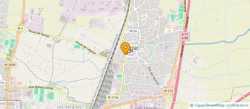 localisation de l'entreprise MONSIEUR OLIVIER CLEMENT à SAINT-BEAUZIRE