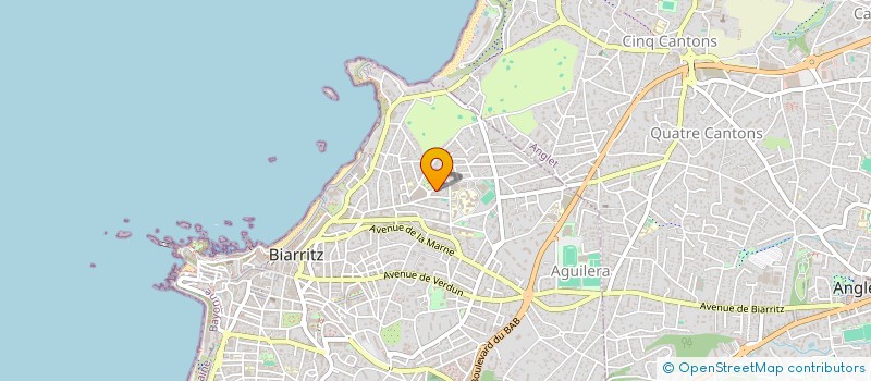 localisation de l'entreprise MONSIEUR OLIVIER CLEMOT à BIARRITZ