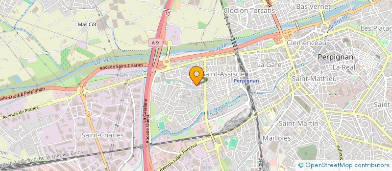 localisation de l'entreprise MONSIEUR OLIVIER CLERGUE  PERPIGNAN