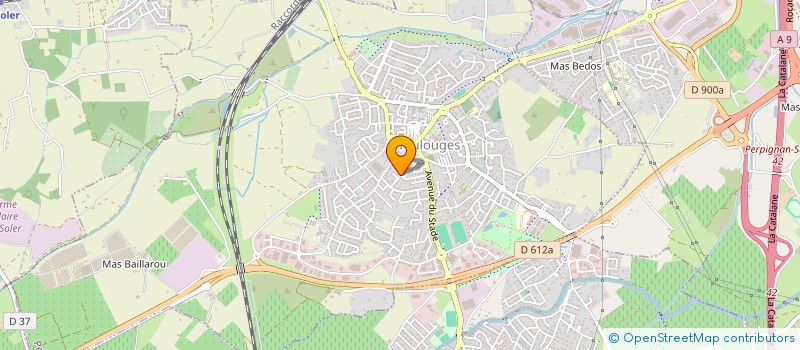 localisation de l'entreprise MONSIEUR OLIVIER CLERJEAU  TOULOUGES