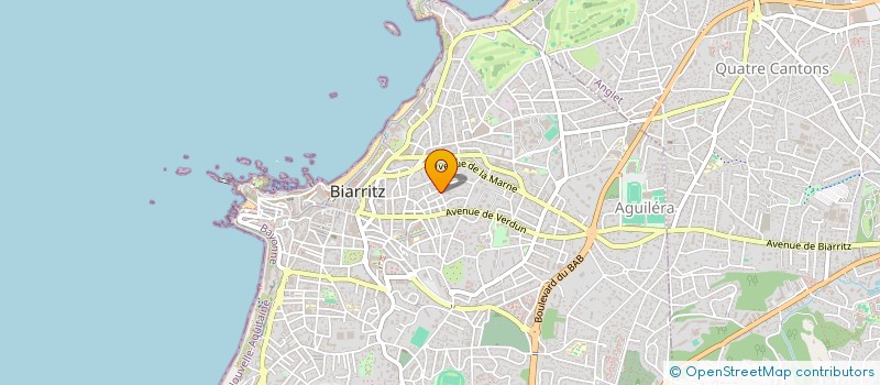 localisation de l'entreprise MONSIEUR OLIVIER CLOCHARD  BIARRITZ