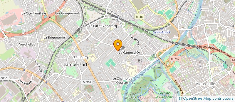 localisation de l'entreprise MONSIEUR OLIVIER CLOEREC à LAMBERSART