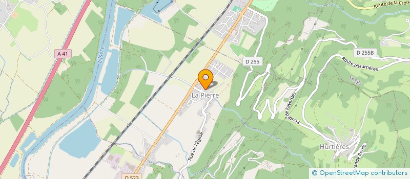 localisation de l'entreprise MONSIEUR OLIVIER COCHARD  LA PIERRE