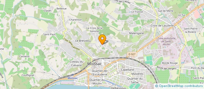 localisation de l'entreprise MONSIEUR OLIVIER CODINA à MOISSAC
