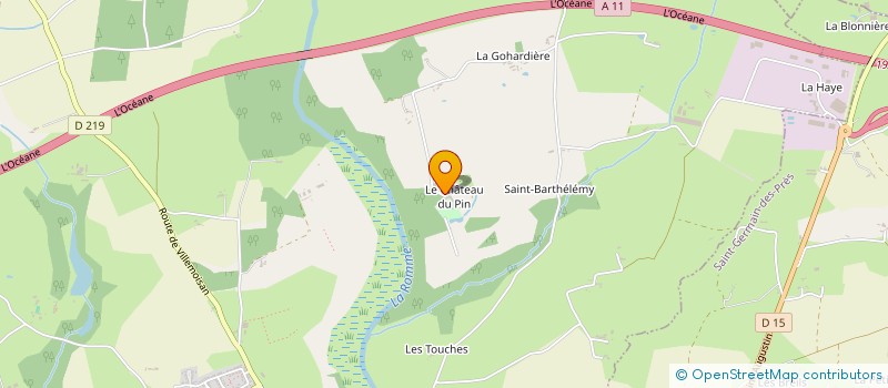 localisation de l'entreprise MONSIEUR OLIVIER COEURET à CHAMPTOCE-SUR-LOIRE