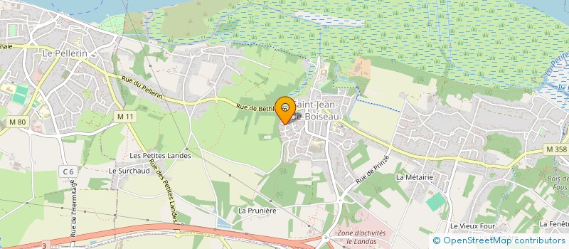 localisation de l'entreprise MONSIEUR OLIVIER COGREL  SAINT-JEAN-DE-BOISEAU