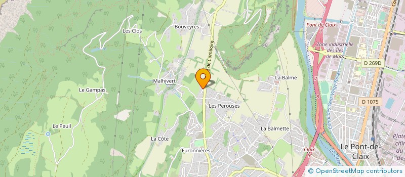 localisation de l'entreprise MONSIEUR OLIVIER COLAS à CLAIX