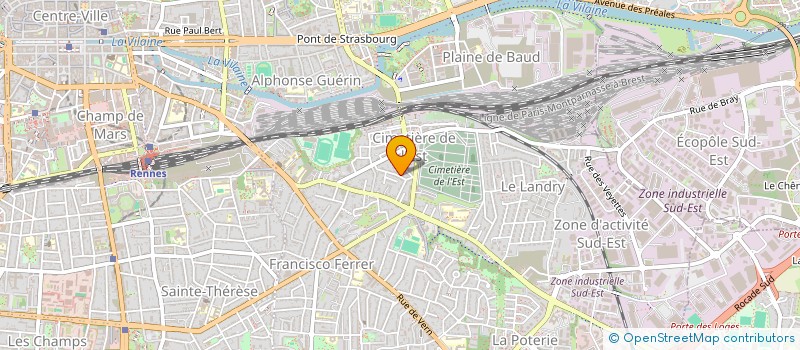 localisation de l'entreprise MONSIEUR OLIVIER COLDEFY  RENNES