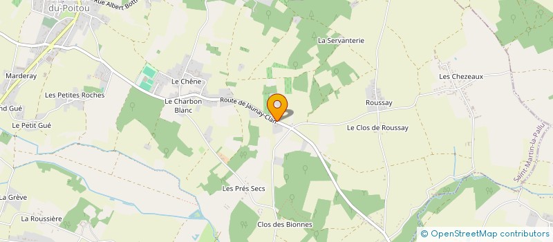 localisation de l'entreprise MONSIEUR OLIVIER COLLAS  SAINT-MARTIN-LA-PALLU