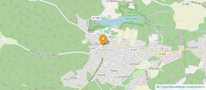 localisation de l'entreprise MONSIEUR OLIVIER COLLEAUX  SEIGNOSSE