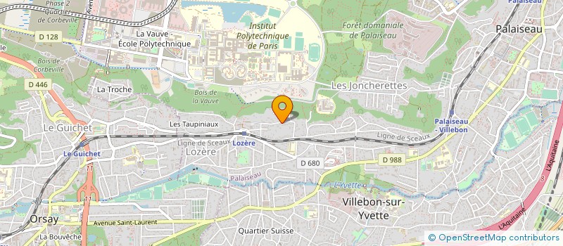 localisation de l'entreprise MONSIEUR OLIVIER COLLET à PALAISEAU