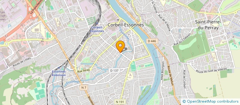 localisation de l'entreprise MONSIEUR OLIVIER COLLET à CORBEIL-ESSONNES