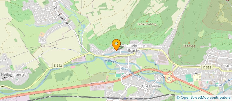 localisation de l'entreprise MONSIEUR OLIVIER COLONNA  DINSHEIM-SUR-BRUCHE